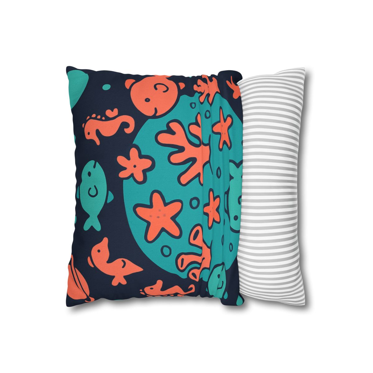 Cosmic Coral Reef Planet stylish decorative pillowcases