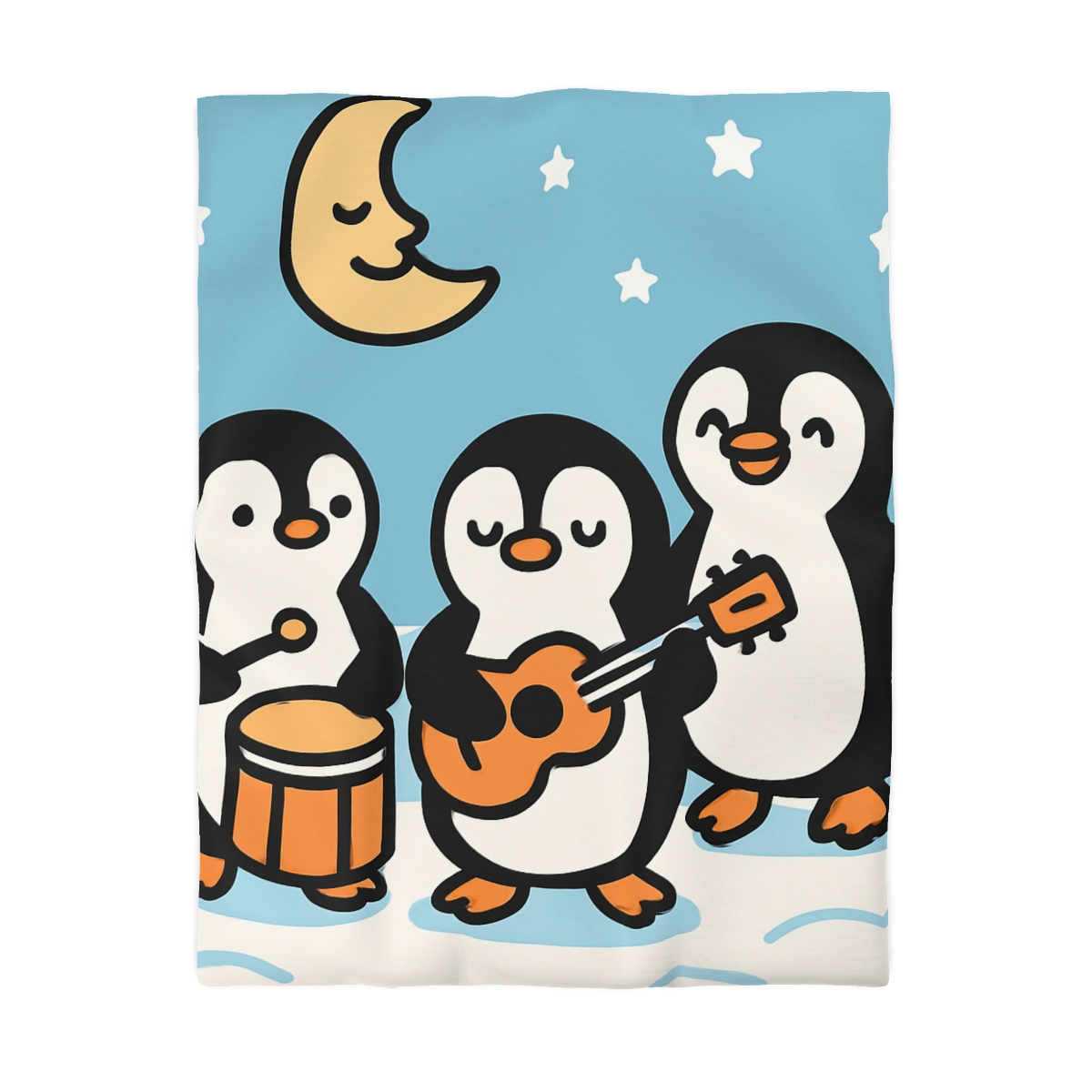 Moonlit Penguin Band unique patterned duvets