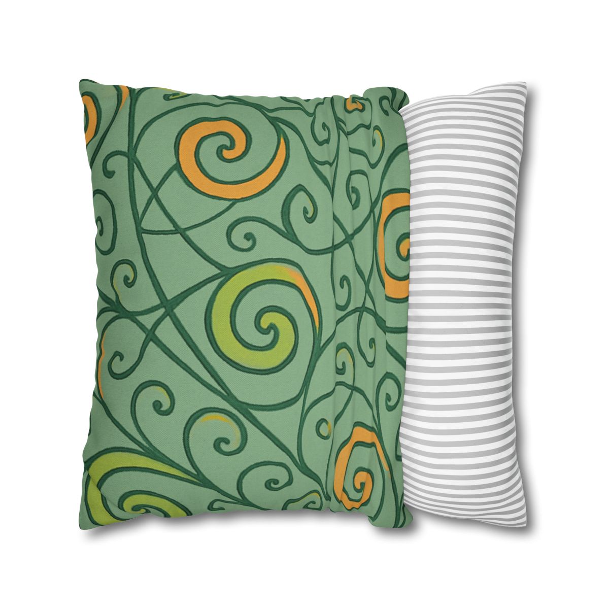 Tendril Spiral Lattice soft cotton pillow cases