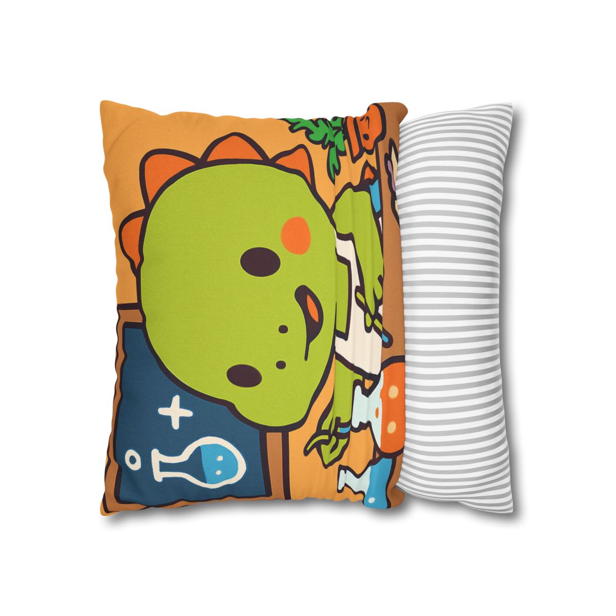 Dino Science Lab stylish decorative pillowcases