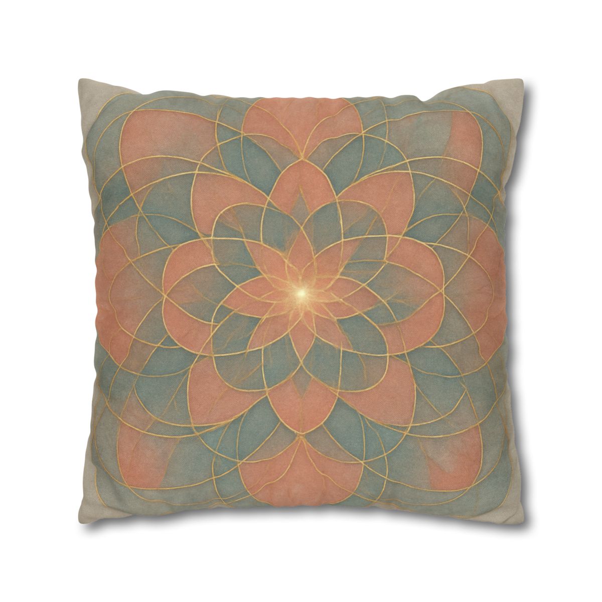 Petal Orbit Lattice soft cotton pillow cases