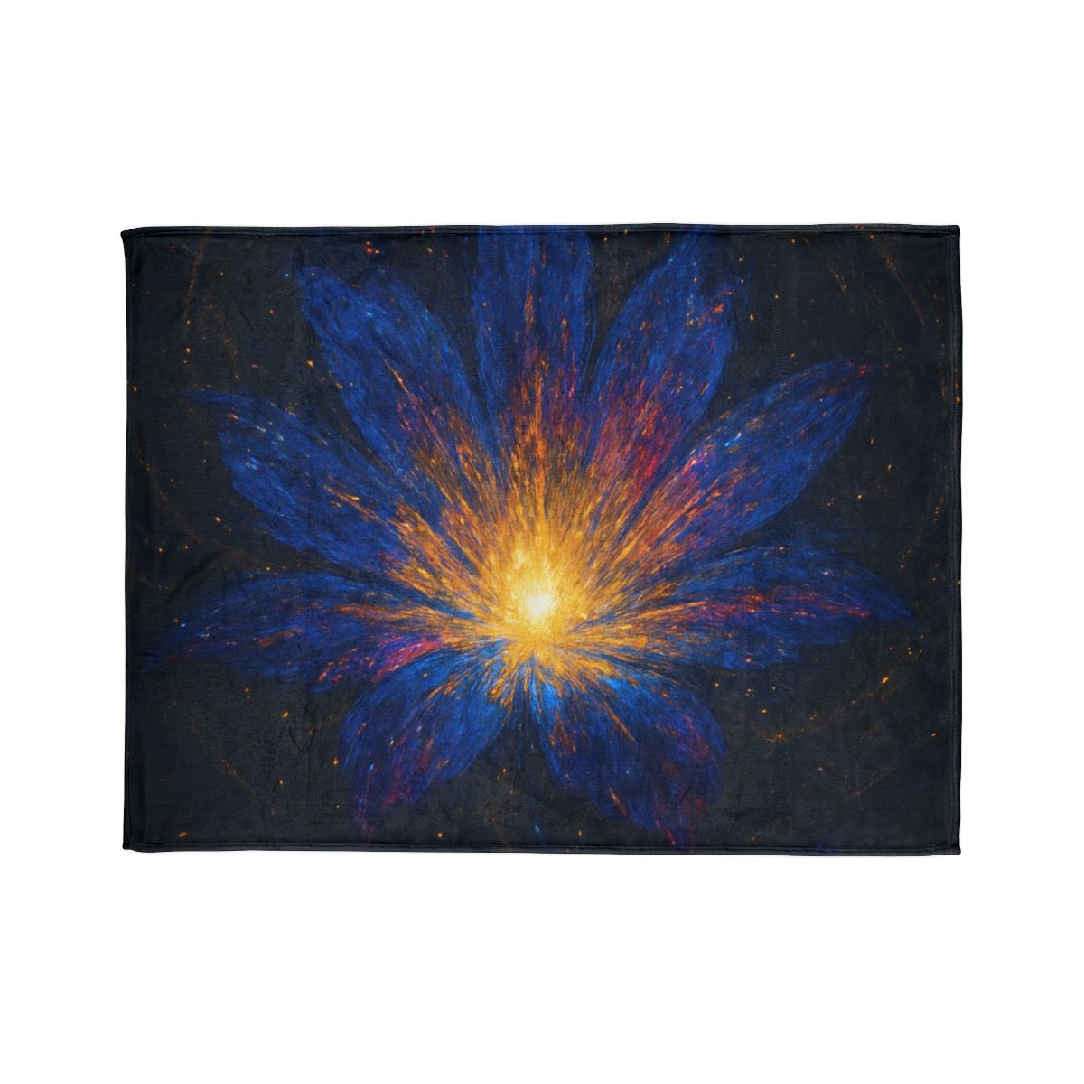 Prismatic Starforge Bloom designer printed blankets