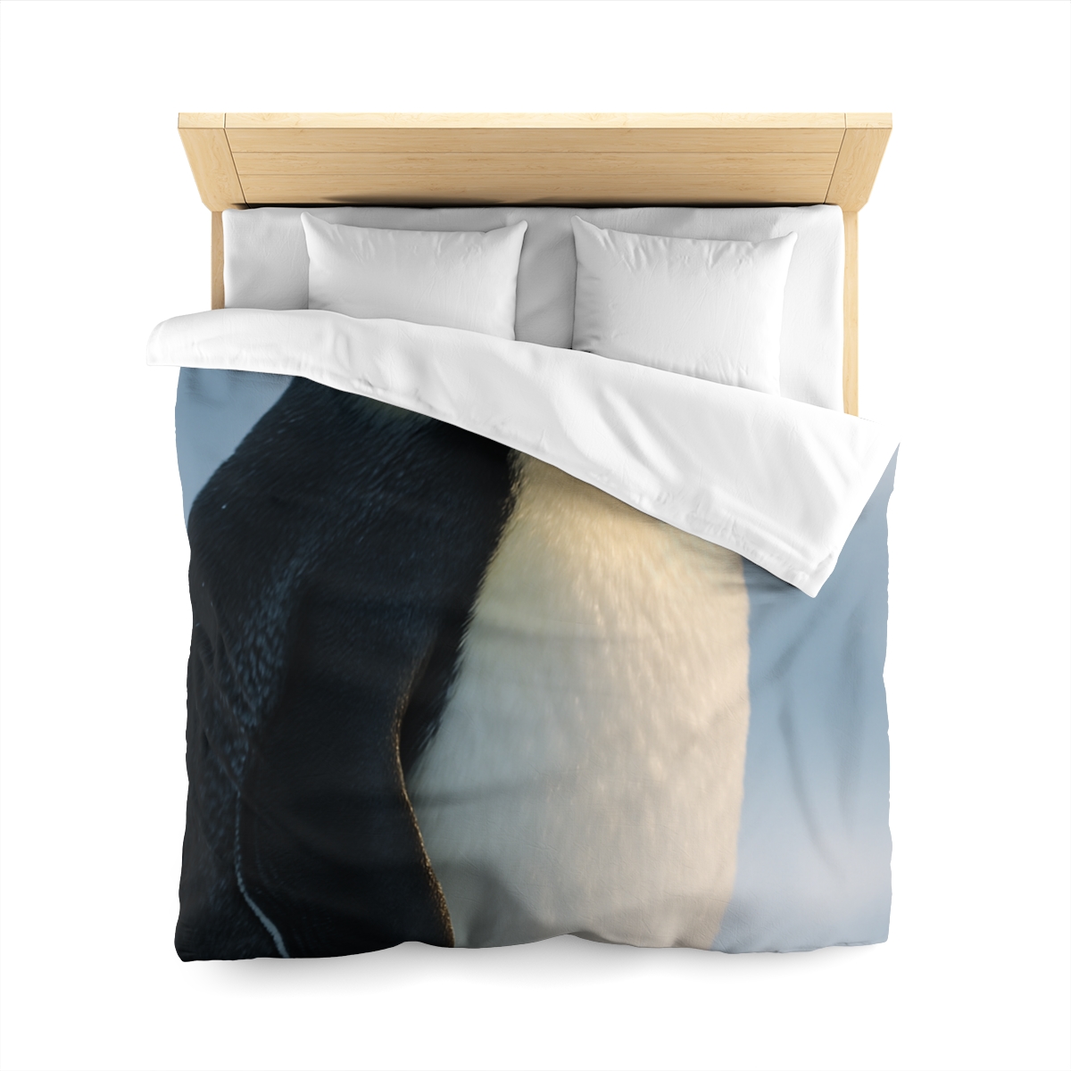 Glacier Gaze Emperor Penguin stylish duvet covers