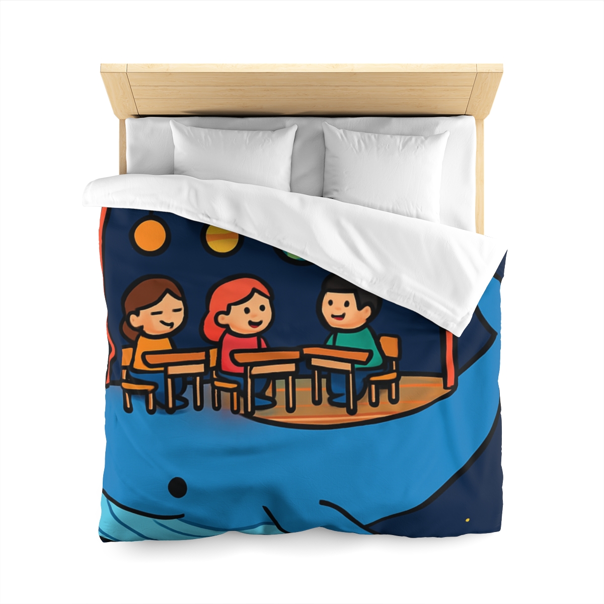 Cosmic Whale Classroom stylish duvet covers