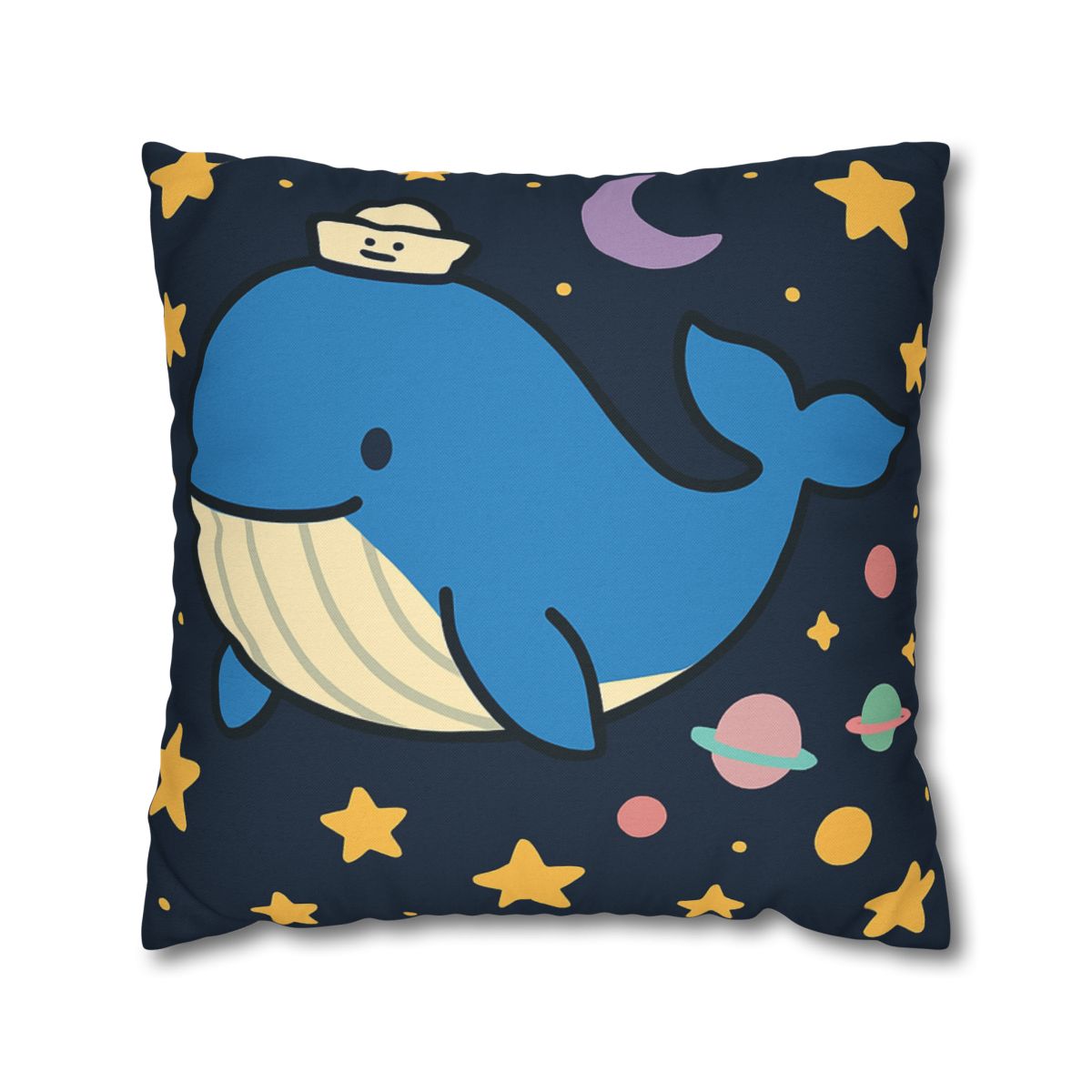 Starry Whale Adventure personalized pillow covers