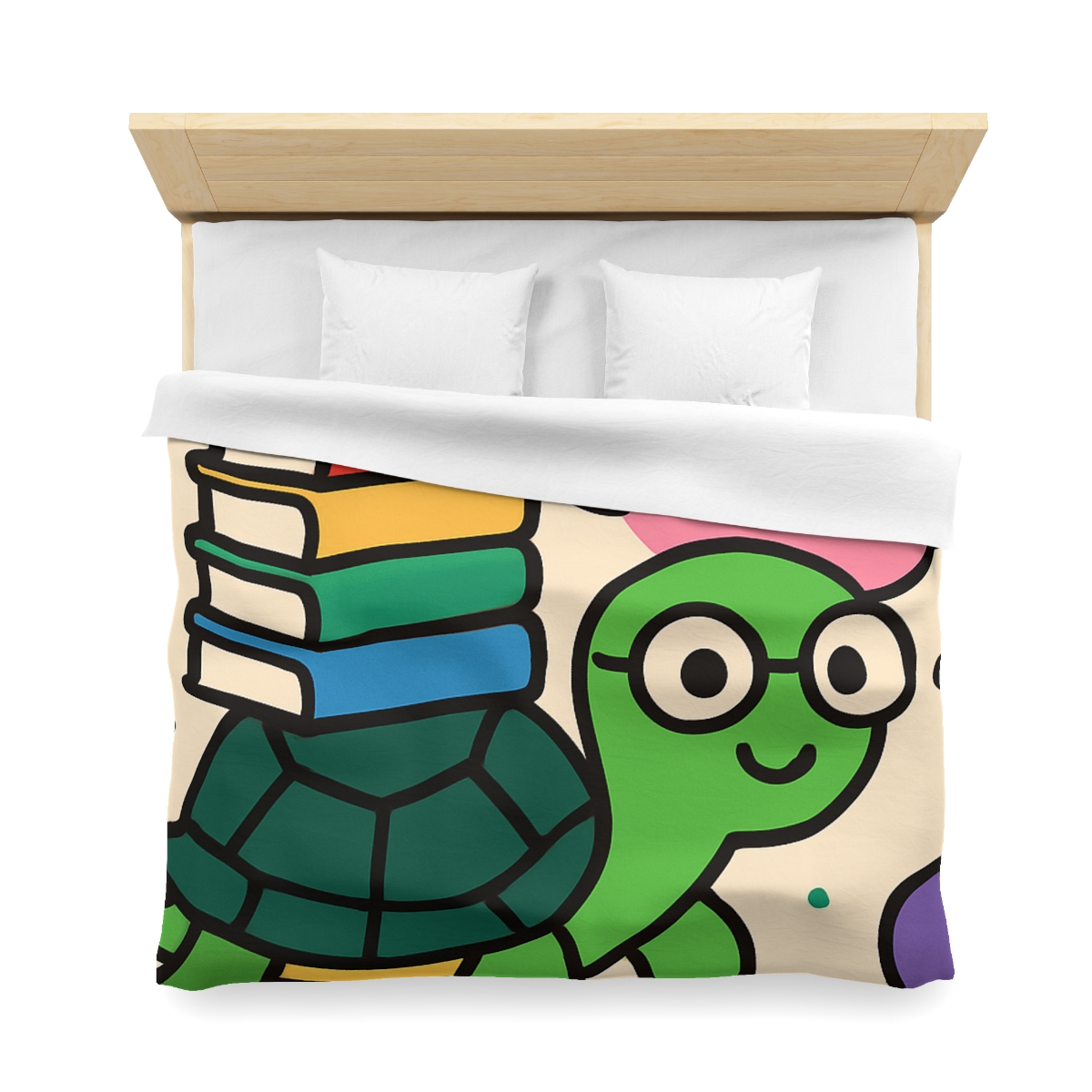 Nebula Library Turtle personalized bedding duvets
