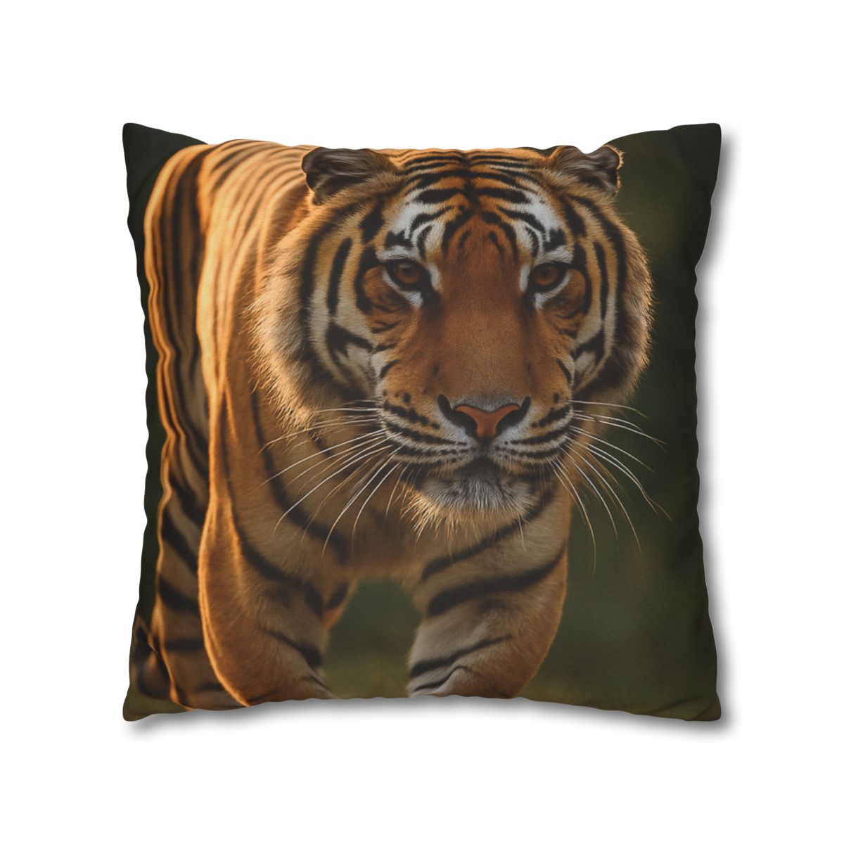 Forest Stalker Bengal Tiger personalized pillow covers