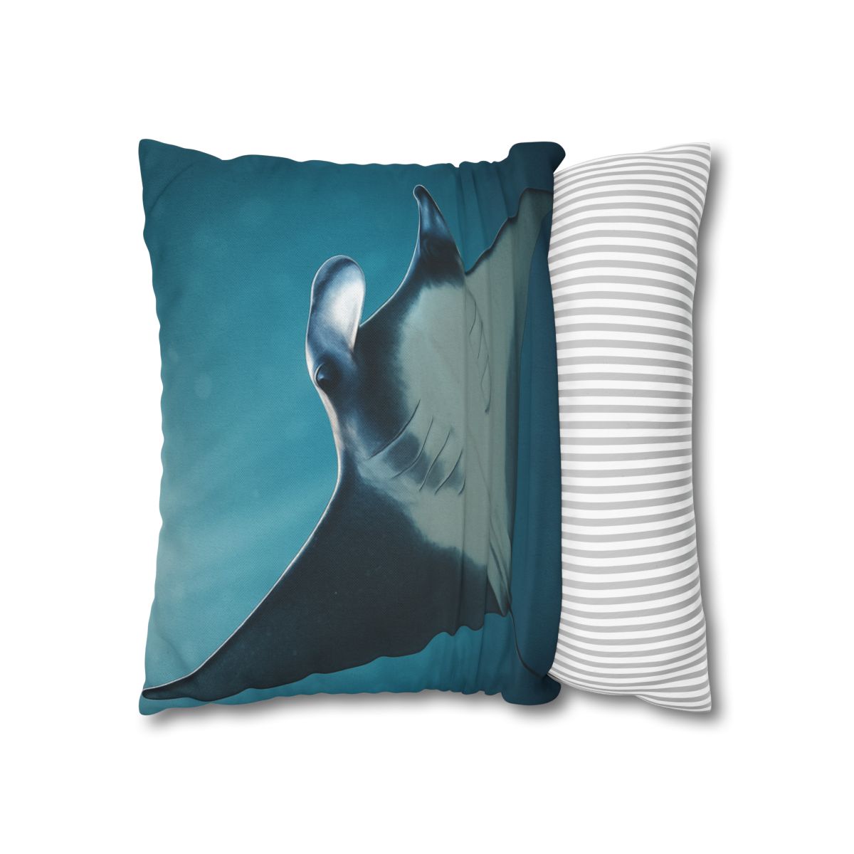 Starlit Surge Manta Ray designer print pillow cases