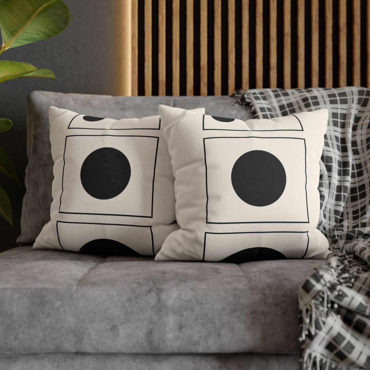 Eclipse Frame Triptych unique gift pillow cases