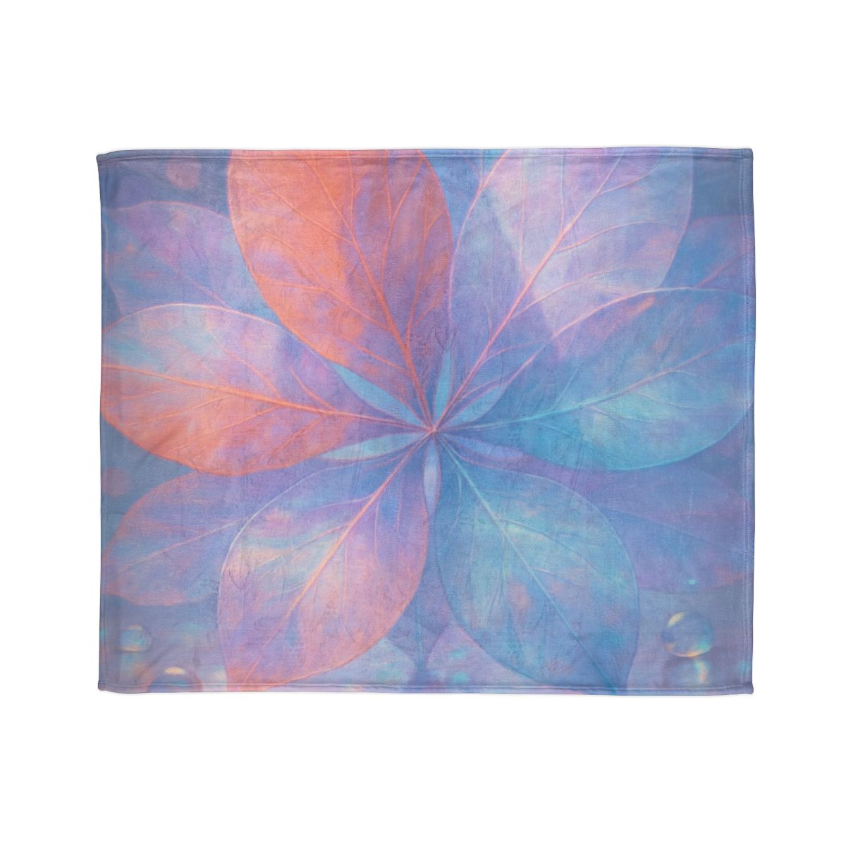 Petal Prism Overlay designer printed blankets