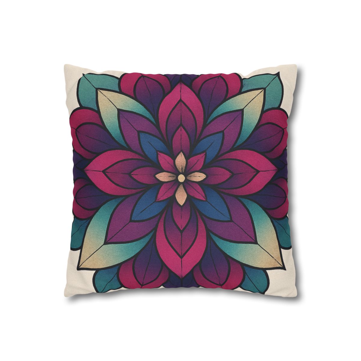 Petal Prism Overlap custom pillow cases