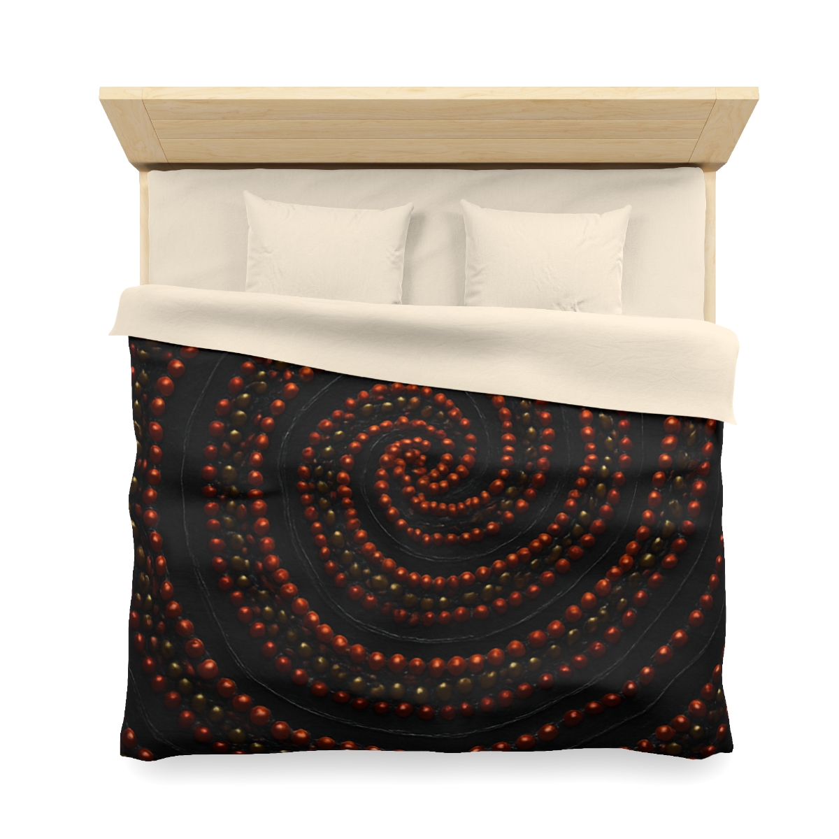 Spiral Seed Orbit custom duvets