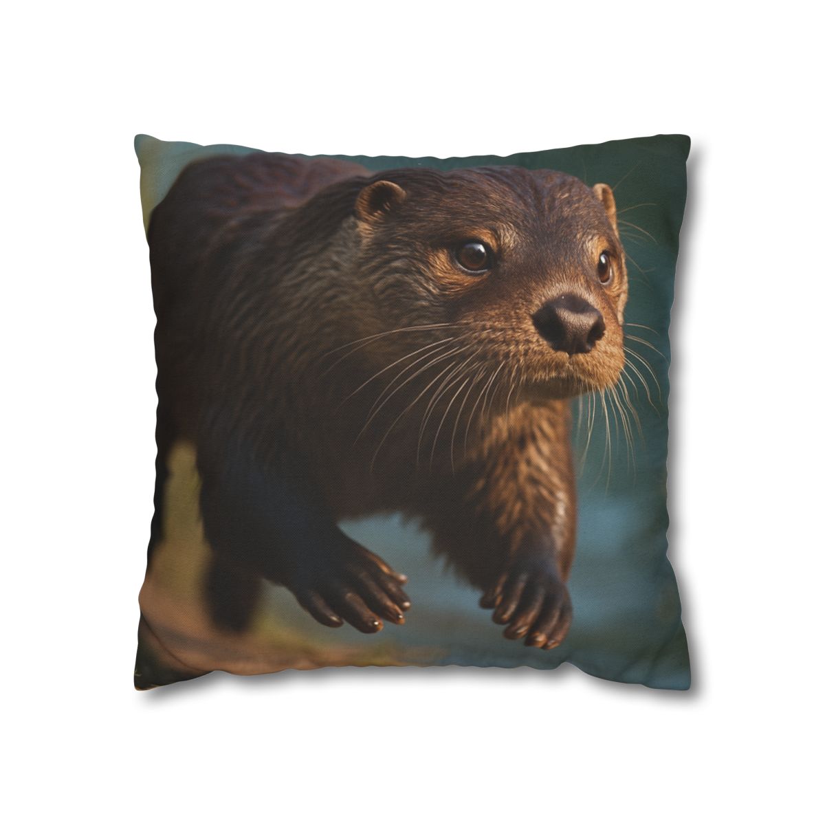 River Sprinter River Otter personalized pillow covers