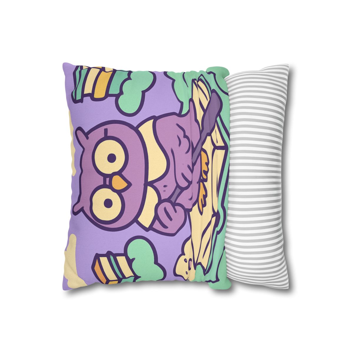 Cloud Library Owl Boat trendy patterned pillow cases