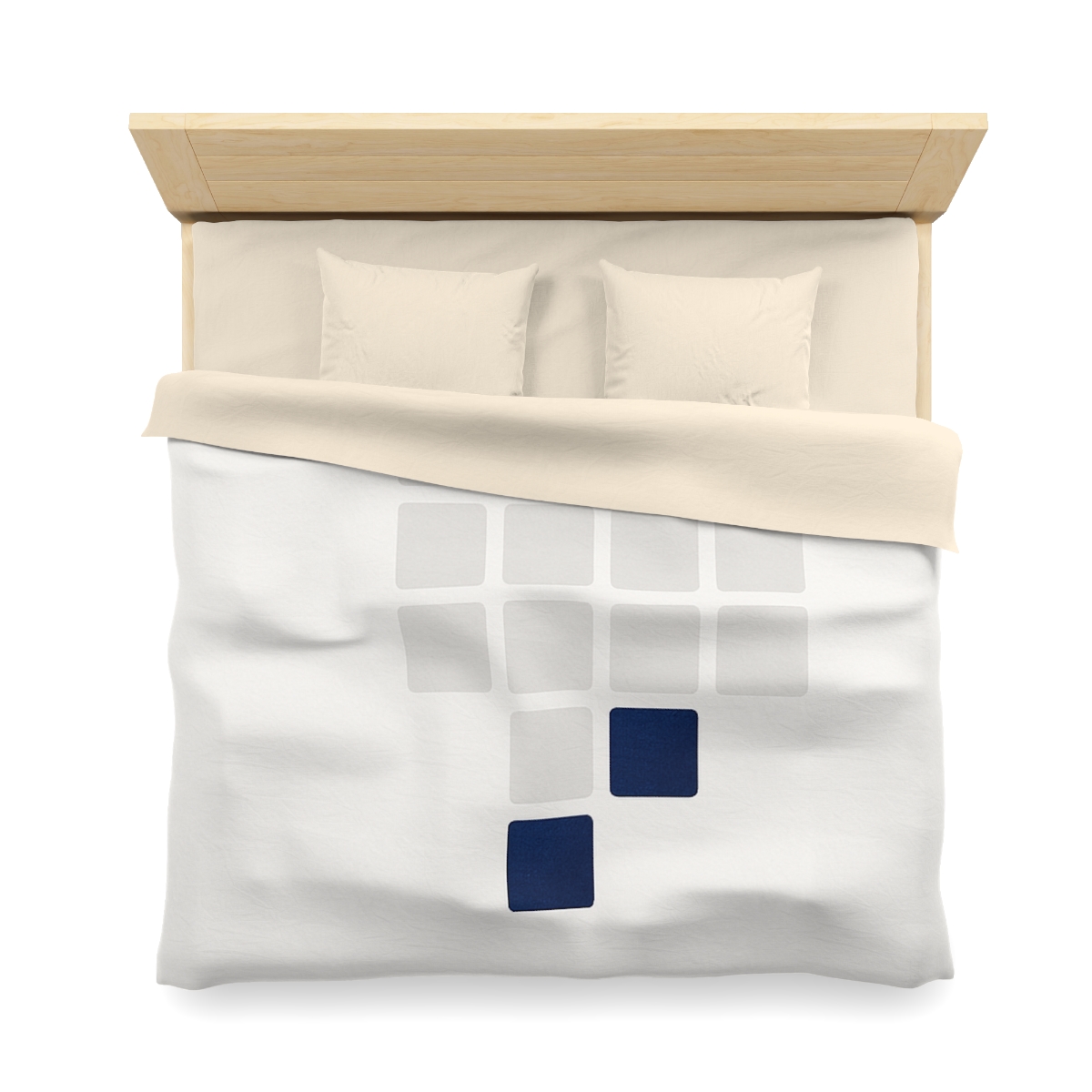 Stepped Constellation Grid designer printed duvets