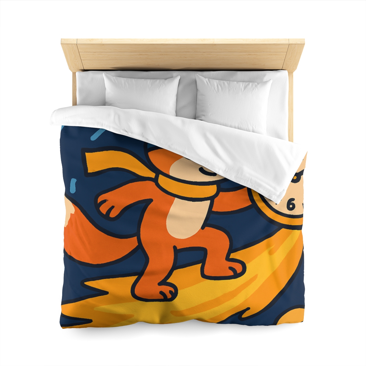 Time Traveling Comet Fox stylish duvet covers
