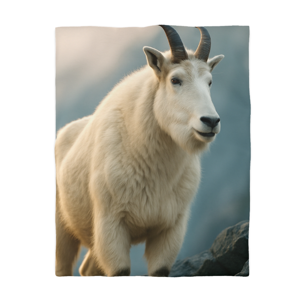 Glacier Watch Mountain Goat unique patterned duvets