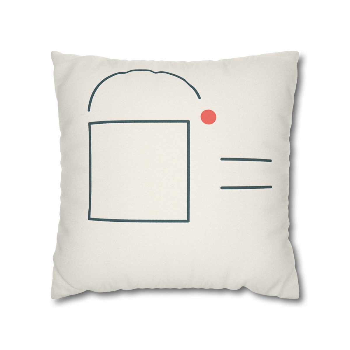 Open Frame With Drifting Arc personalized pillow covers