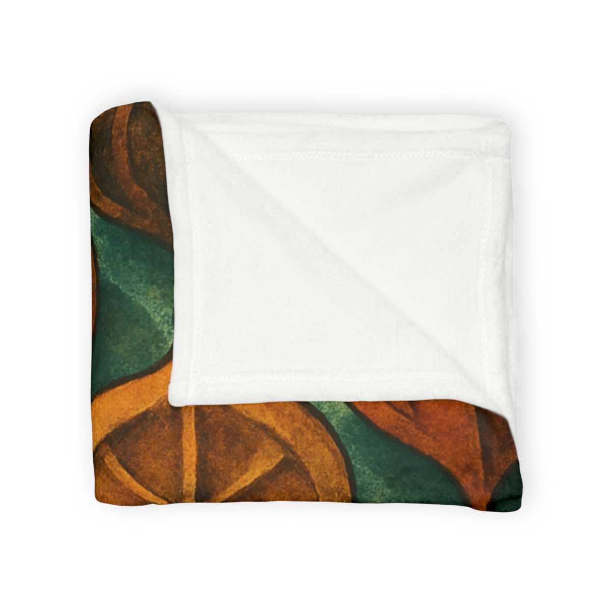Seed Pod Cluster Mosaic custom blankets