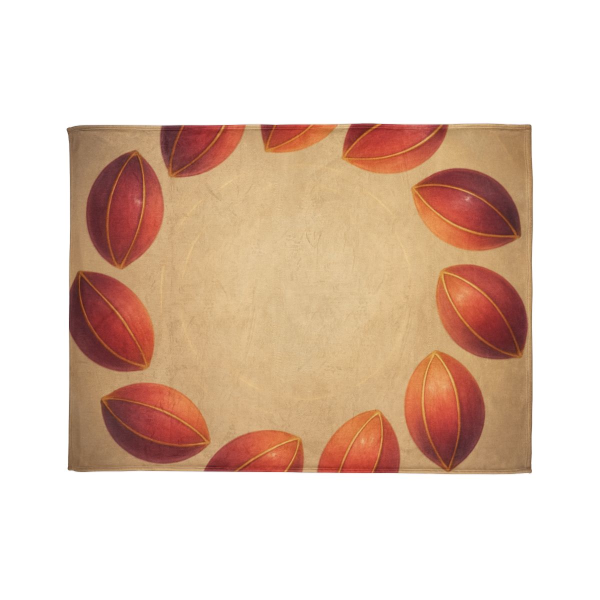 Cosmic Seed Pod Halo soft fleece blankets