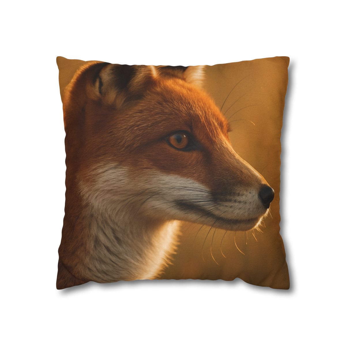 Amber Gaze Red Fox comfortable bedding pillow covers