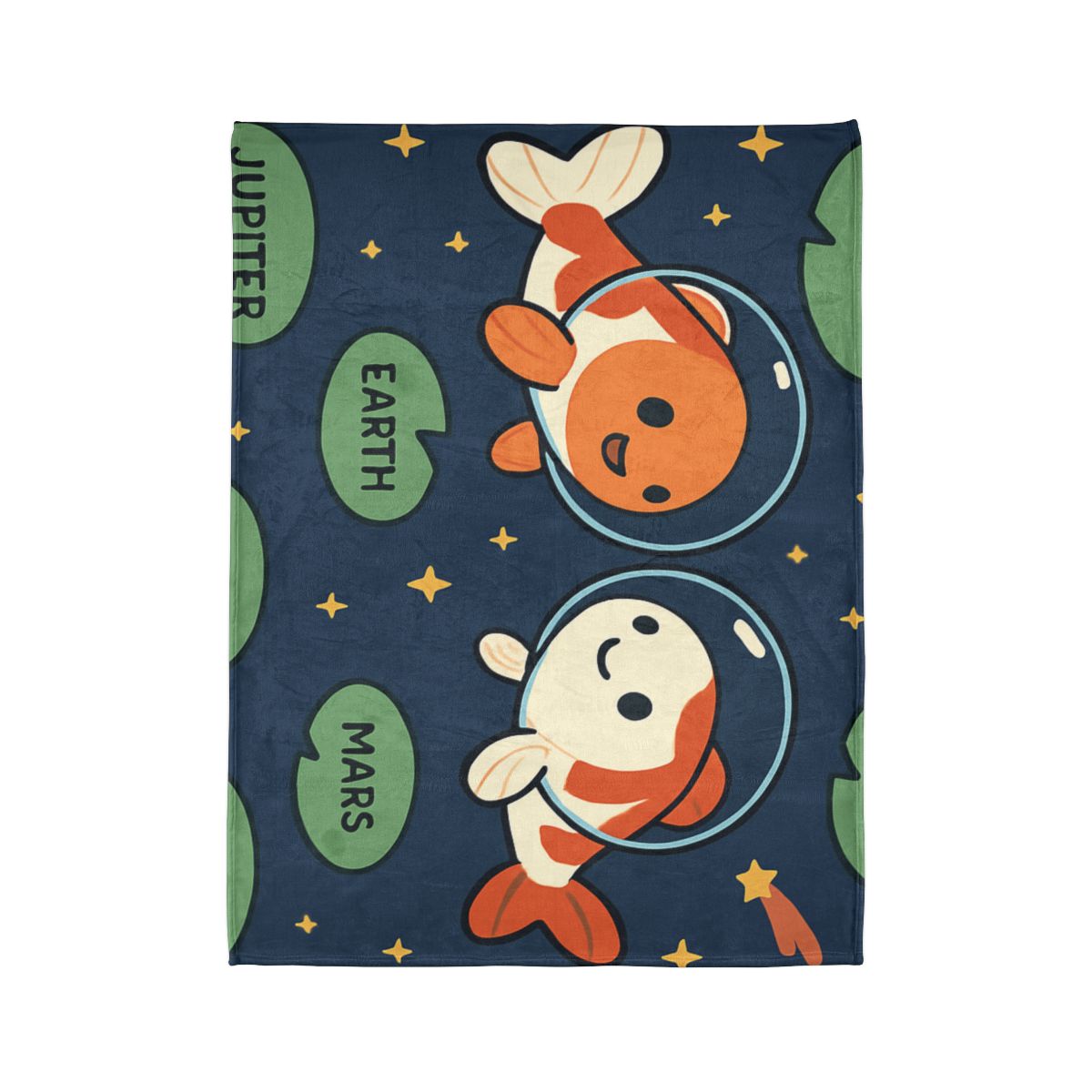 Cosmic Koi Classroom warm winter blankets