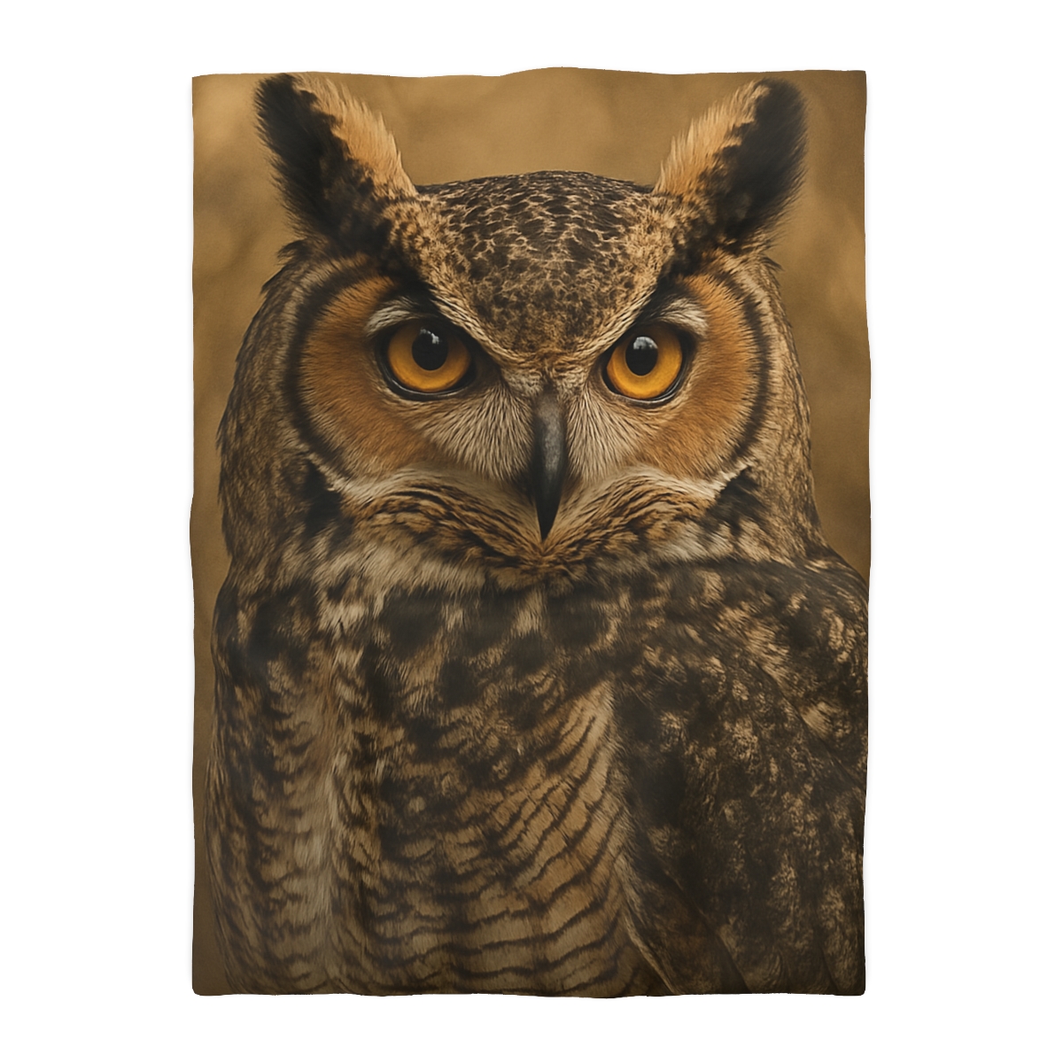 Amber Vigil Great Horned Owl soft comforter duvets