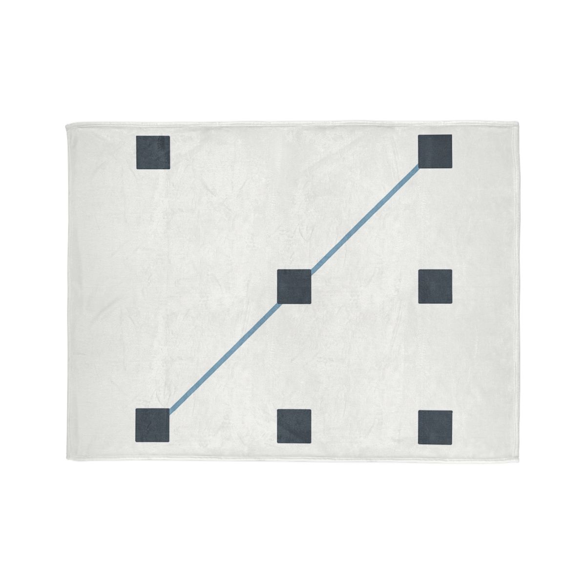 Diagonal Star Path Grid stylish throw blankets
