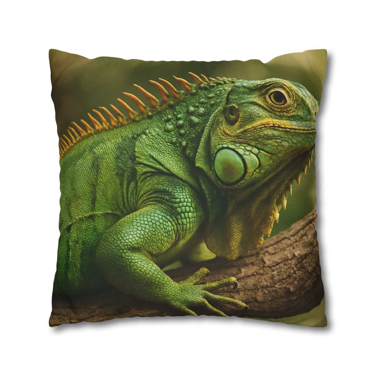 Emerald Drift Green Iguana unique gift pillow cases