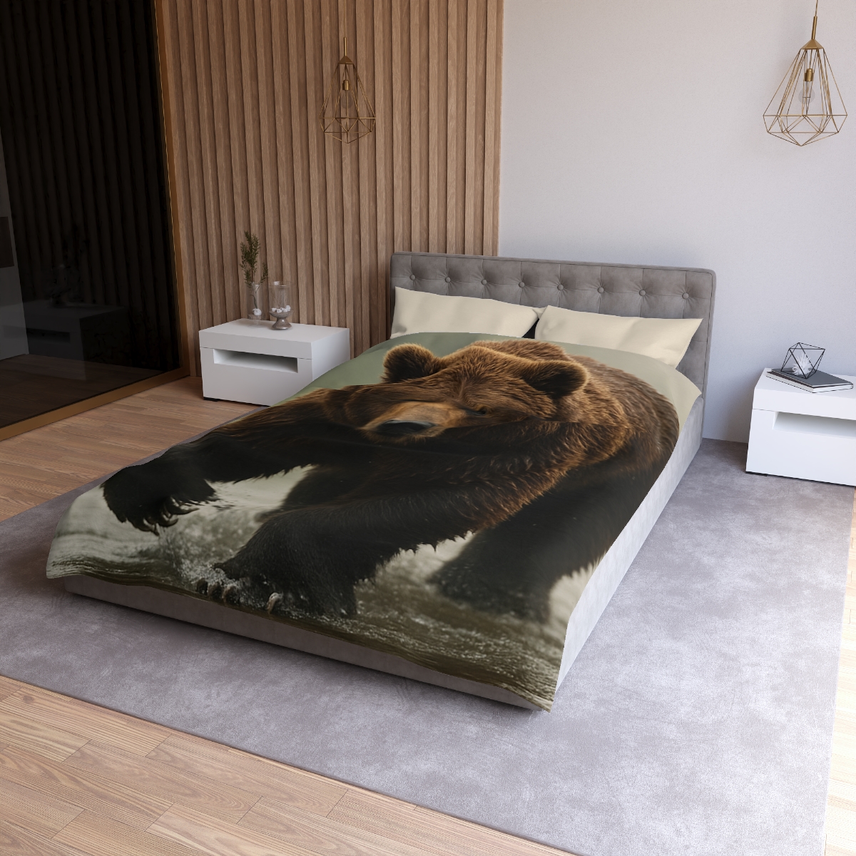 River King Grizzly Bear duvets for gifts