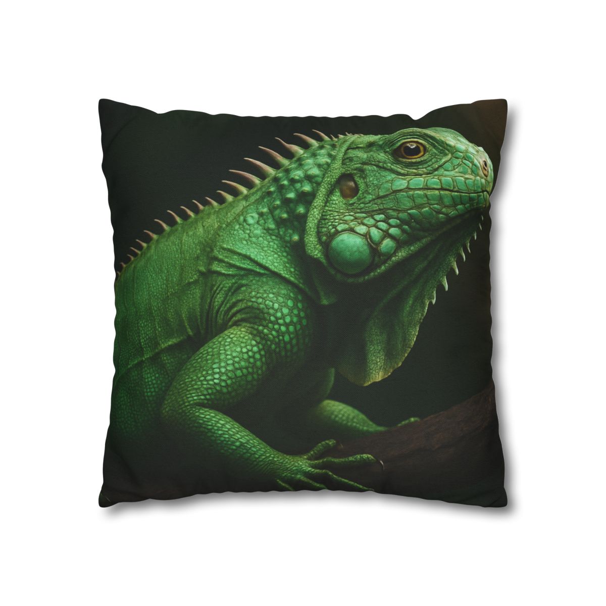 Mirror Glide Green Iguana comfortable bedding pillow covers