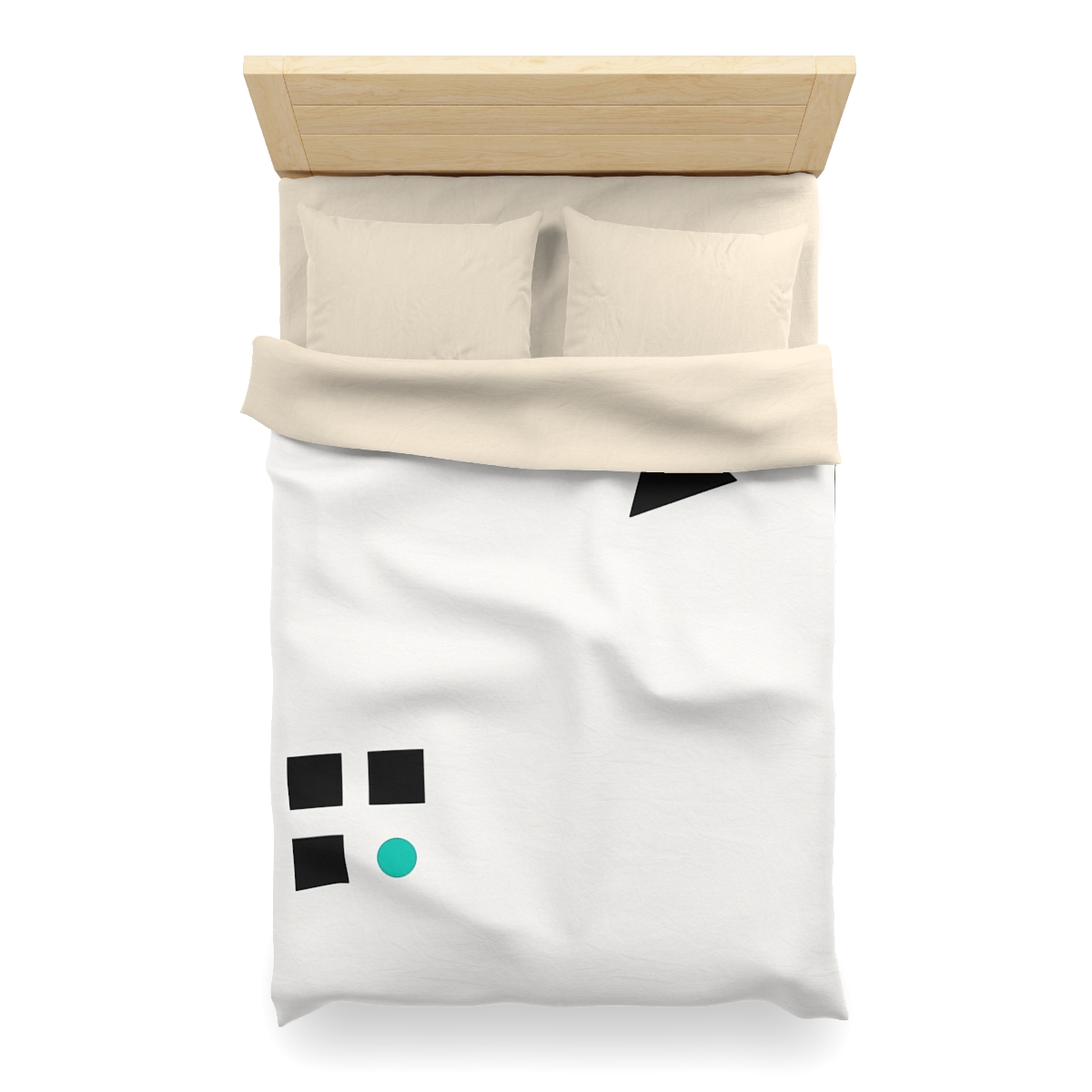 Corner Triad And Missing Cell Grid trendy bedroom duvets