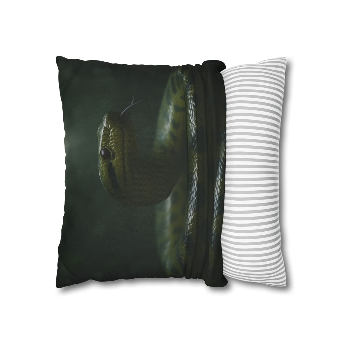 Starlit Coil Green Anaconda comfortable bedding pillow covers