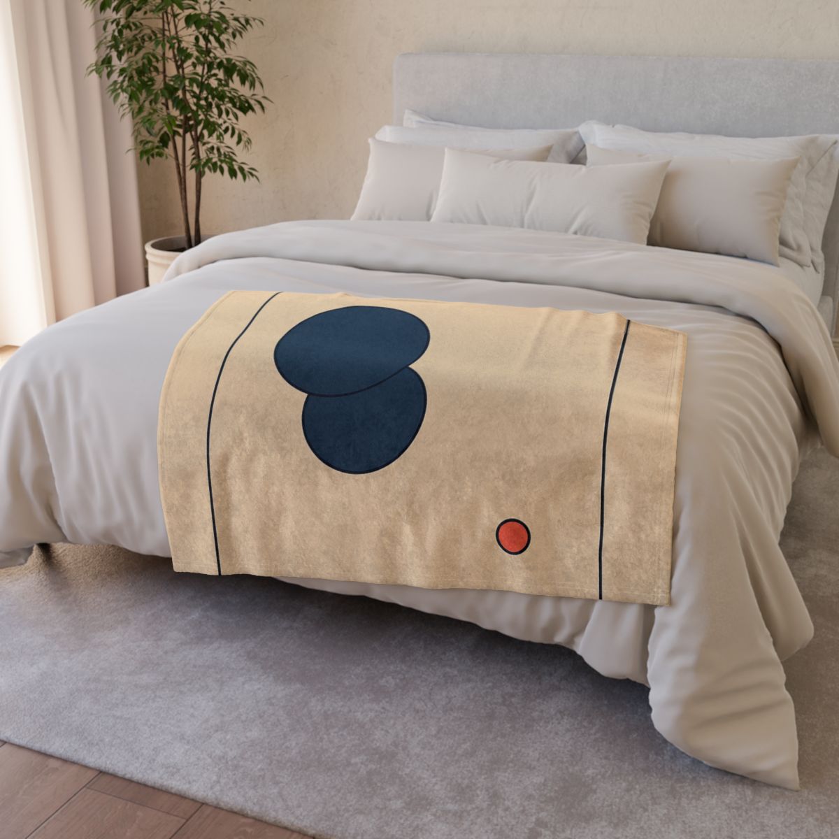 Offset Frame With Two Quiet Discs personalized cozy blankets