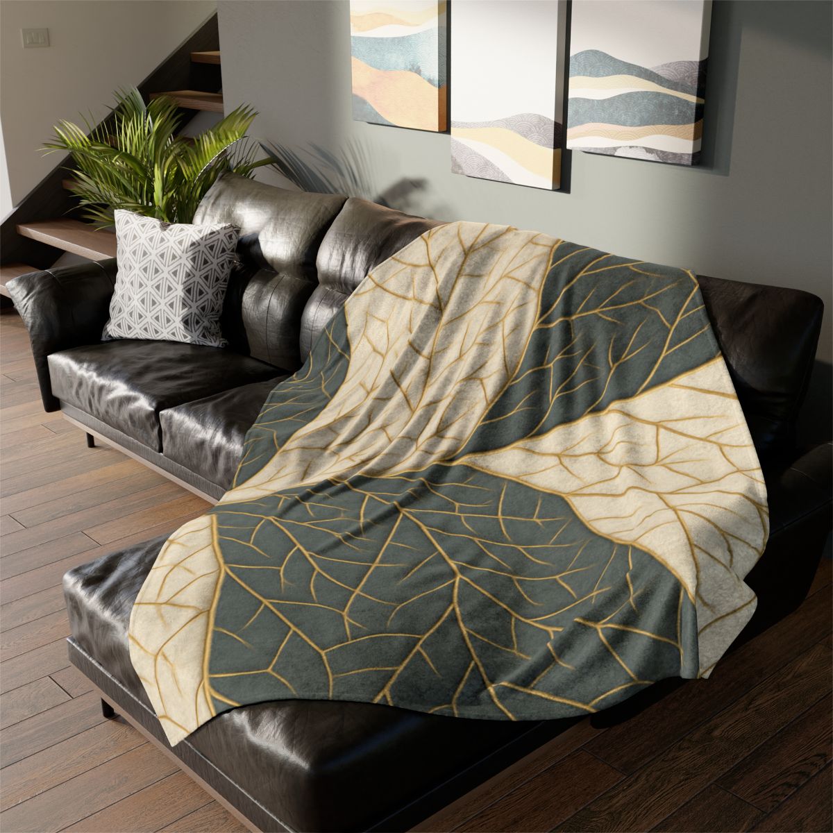 Veinwork Star Chart Lattice stylish throw blankets