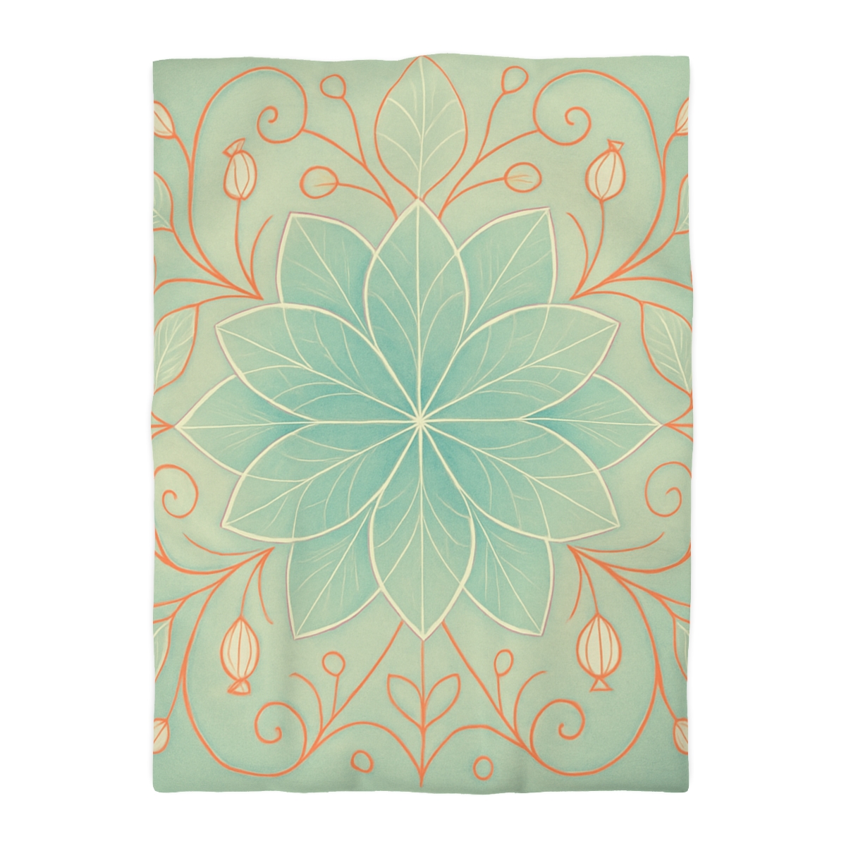 Petal Lattice Radiance custom duvets