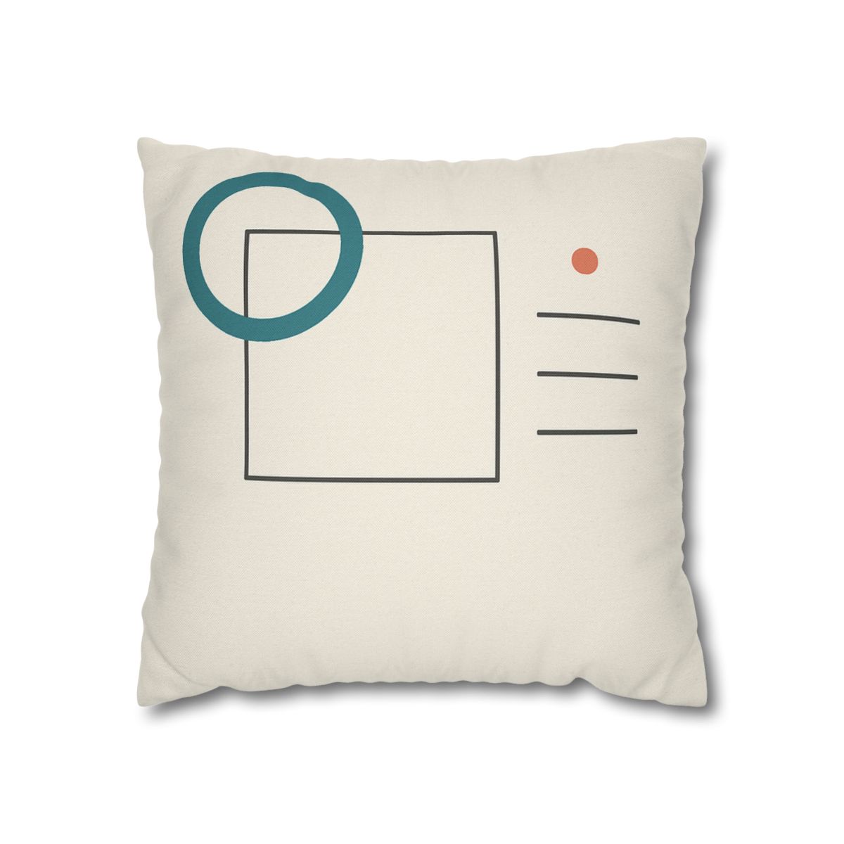 Open Frame With Drifted Ring soft cotton pillow cases