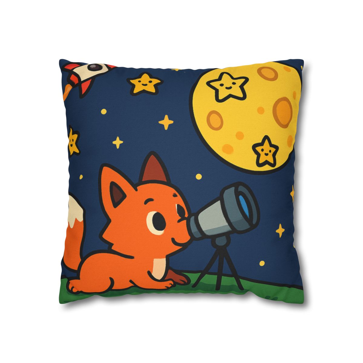Stargazer Fox In The Moon Meadow unique gift pillow cases