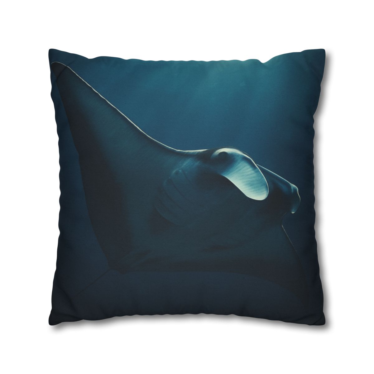 Starlit Glide Manta Ray stylish decorative pillowcases