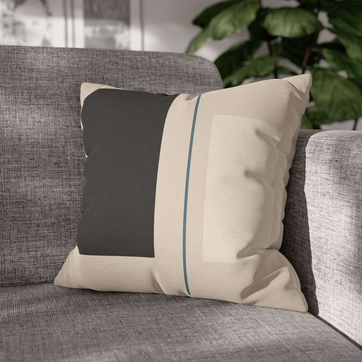 Offset Rectangle Balance soft cotton pillow cases