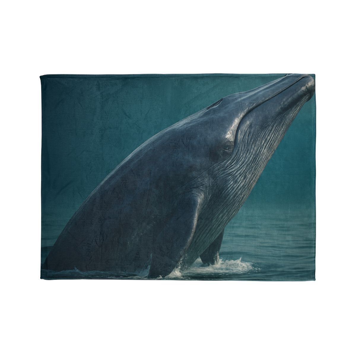 Ocean Song Blue Whale soft fleece blankets