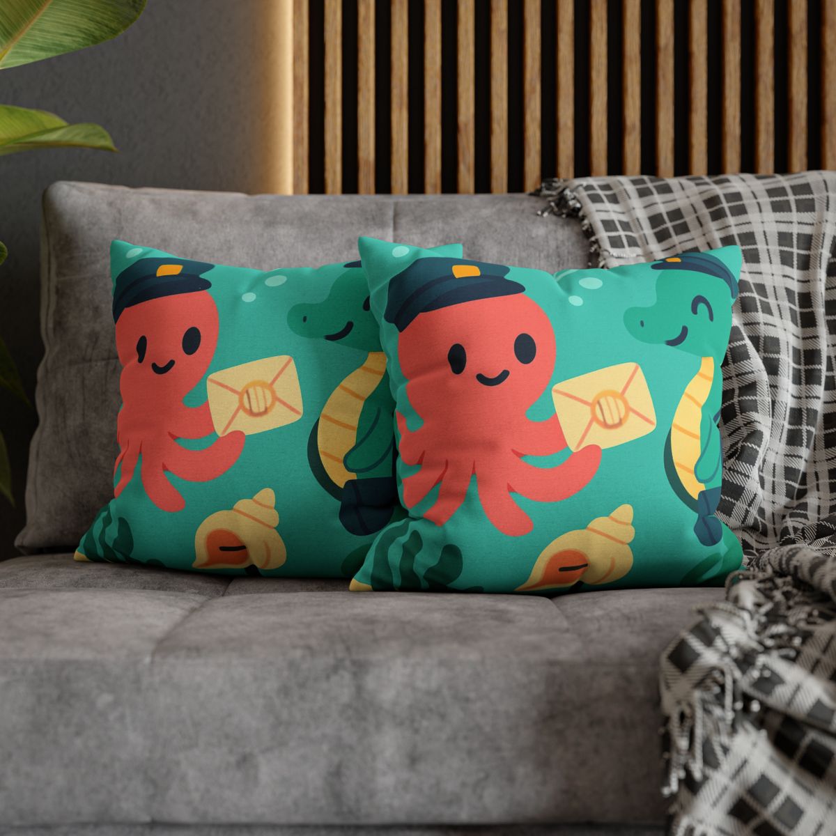 Glow Reef Post Office For Seahorse Mail unique gift pillow cases