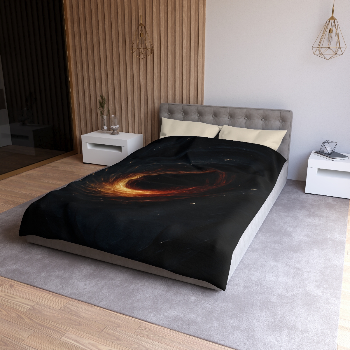 Gravity Echo Vortex personalized bedding duvets