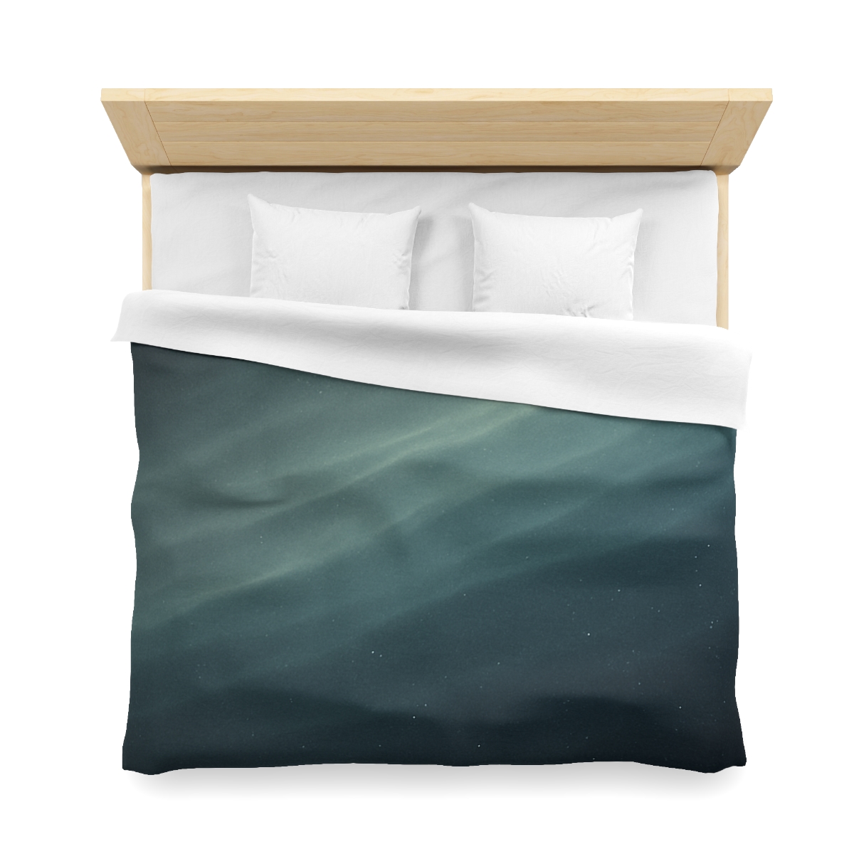Dark Energy Gradient Drift designer printed duvets
