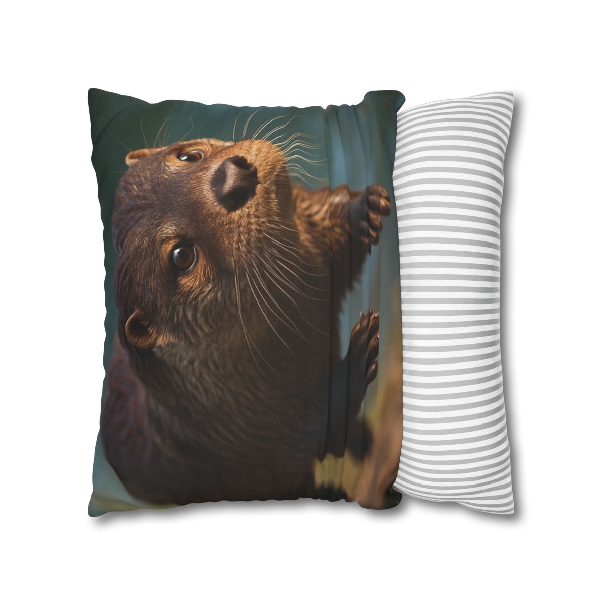River Sprinter River Otter personalized pillow covers