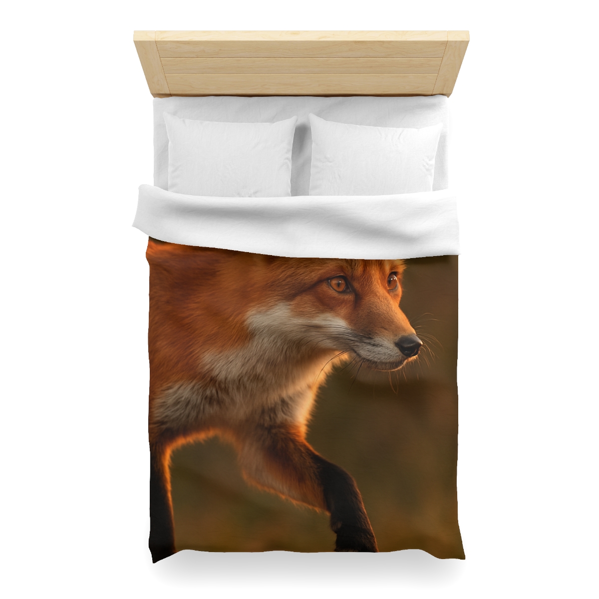 Crimson Whisper Red Fox trendy bedroom duvets