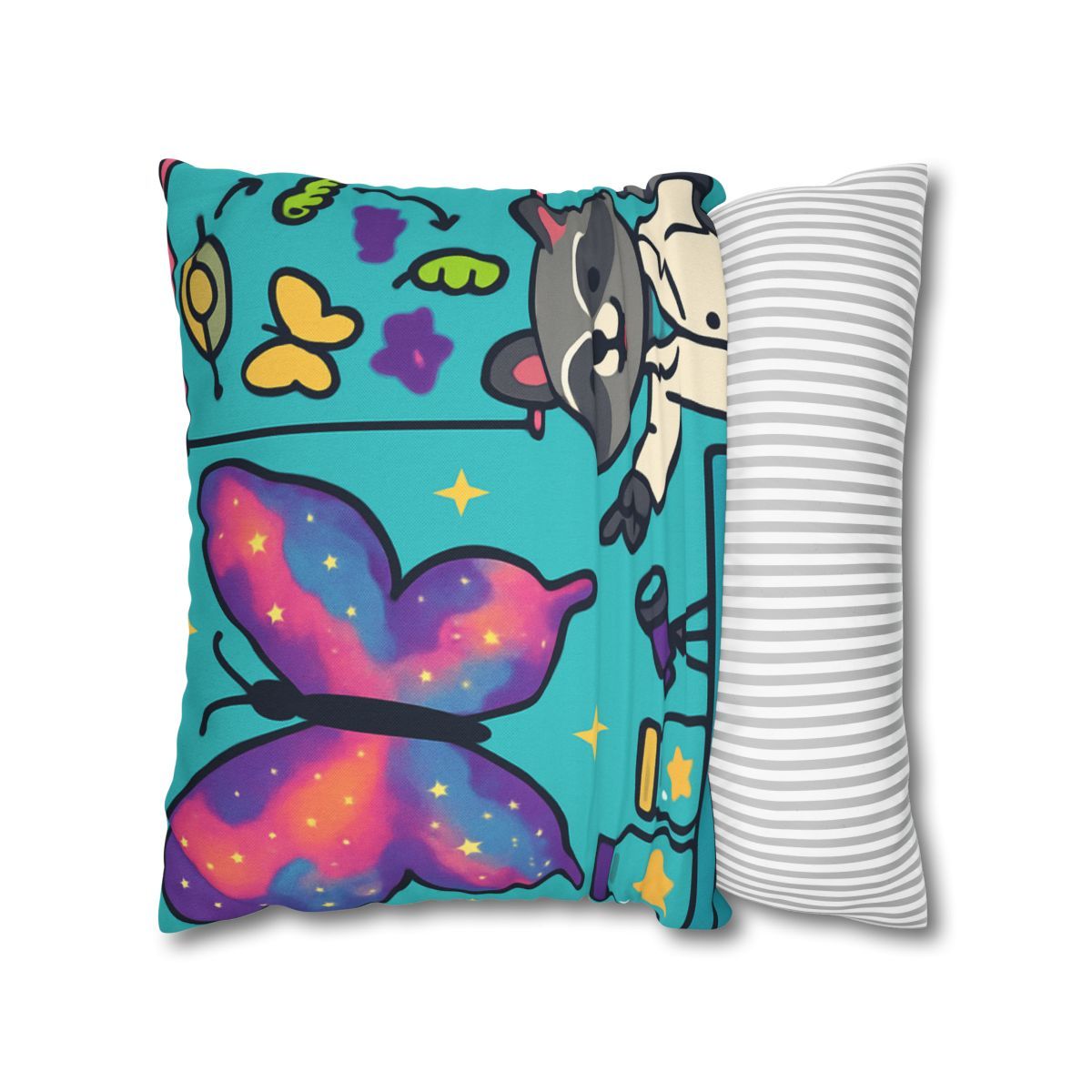 Nebula Garden Butterflies Lab custom pillow cases