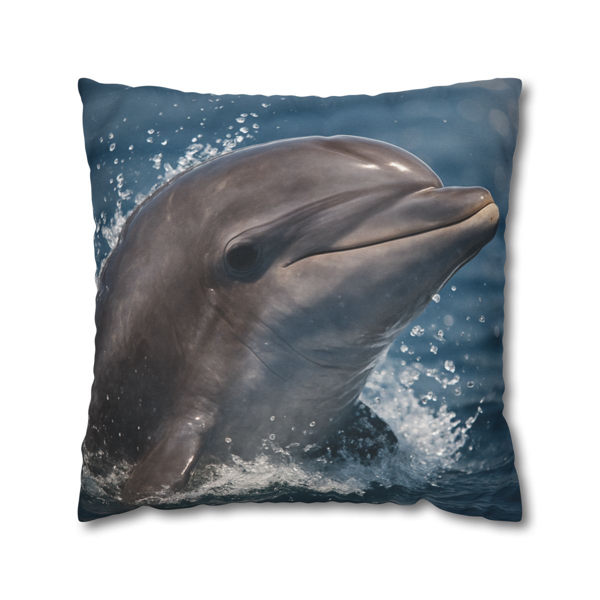 Mirrorflash Common Bottlenose Dolphin designer print pillow cases