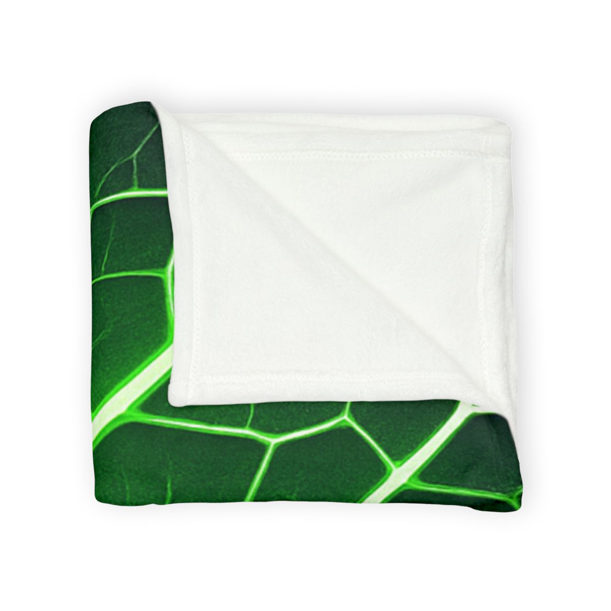 Fractaled Leaf Vein Web designer printed blankets