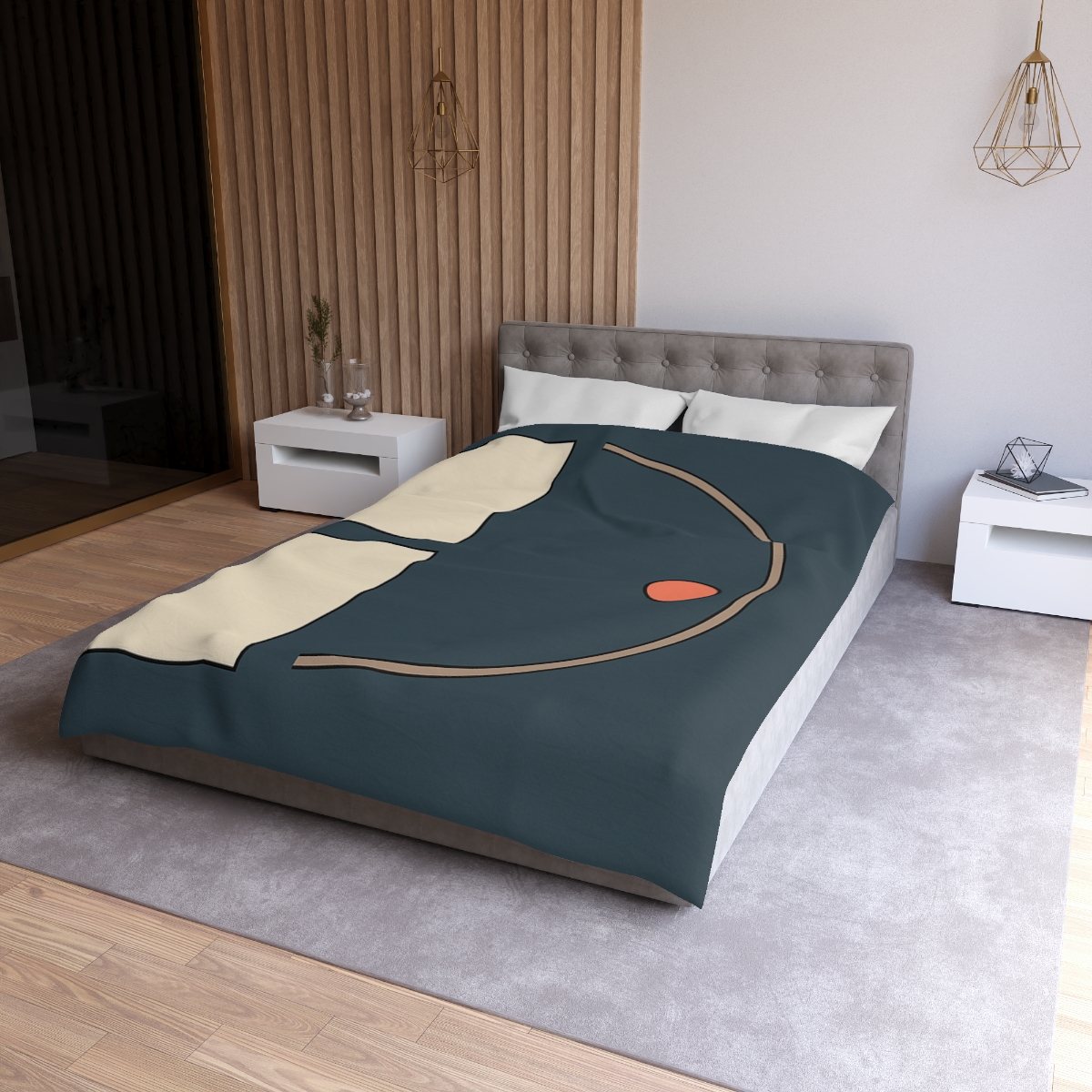 Offset Arc And Twin Rectangles trendy bedroom duvets